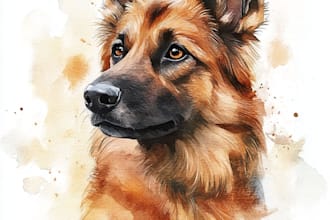 draw your dog or any pets into cartoon