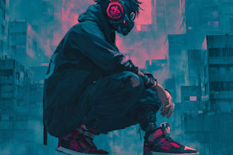 design anime cartoon cover art for your album cover artwork