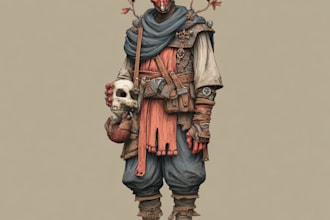 fantasy horror and fantasy horror character