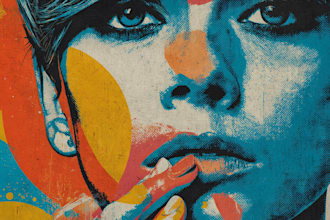 make pop art portrait of your face