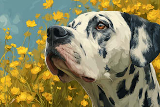 create a disney pixar style pet portrait