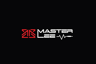 design a modern entertainment, radio, hip hop dj music logo