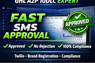 ghl a2p 10dlc registration and SMS compliance setup