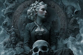 create a fantastic fantasy, horror, game art