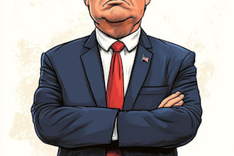 do a political cartoon for political cartoon