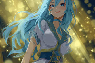 create a unique anime style character