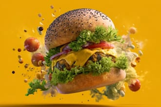 design food flyer poster and banner