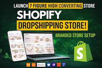 design premium shopify jewerly store one product shopify redesign dropshipping