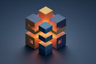 design unique isometric icons and illustrations