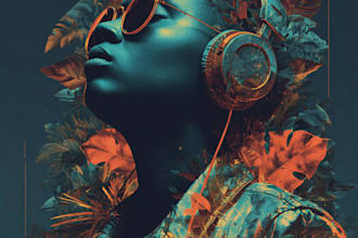 design a unique album artwork cover