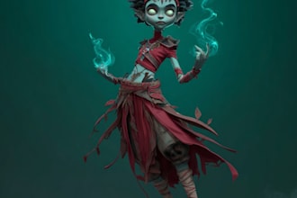 fantasy horror and fantasy horror character
