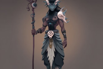 fantasy horror and fantasy horror character