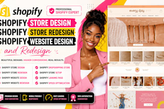 shopify store design shopify store redesign shopify website design and redesign