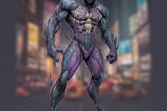 do superhero character for comics
