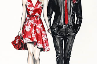 create fashion design portfolio and design collections