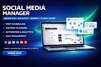 do agorapulse socialpilot sendible planoly schedule post on social media manager
