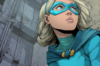 do a superhero comic for you