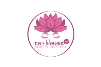 design a natural spa, yoga, wellness, health and beauty logo