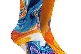 design custom and unique socks design