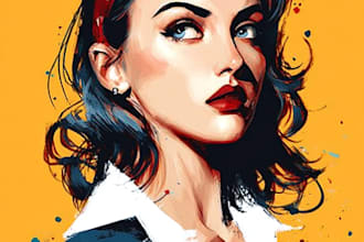 design wpap pop art portrait