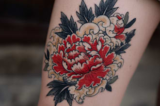 unique realistic tattoo design