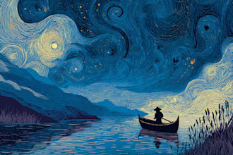 design custom linocut or woodcut style artwork