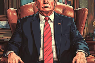 make a political cartoon for political cartoon