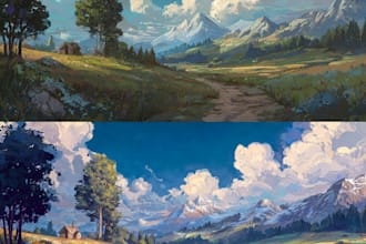 environment concept art landscape design