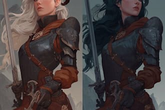 dnd character art and dnd character art