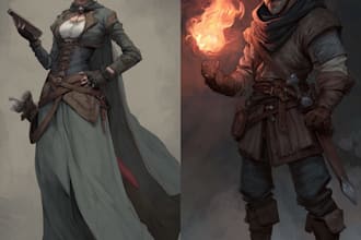 dnd character art and dnd character art