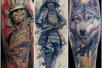 make a traditional japanese irezumi tattoo