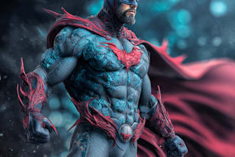 superhero character for comics