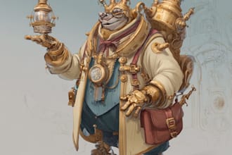 design a concept art character or object