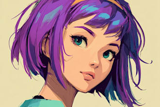 create an anime character