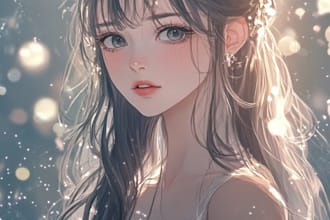 create anime character sheet for your oc, waifu