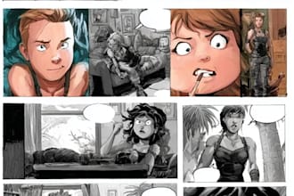 draw a personalized comic strip gift