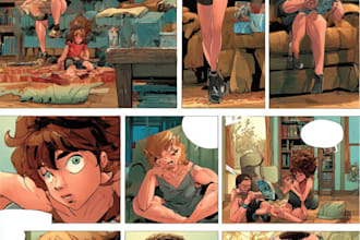 create an educational comic strip