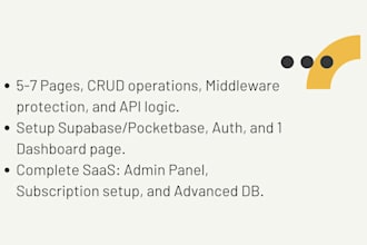 build a full stack saas mvp with next js and supabase or pocketbase