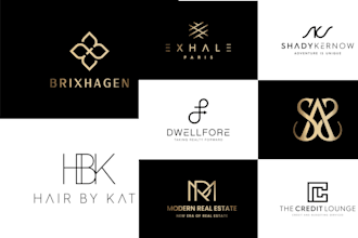 design minimalist clothing line, streetwear, luxury and fashion logo