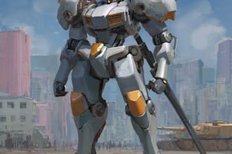 illustrate your mecha, robot and armored characters