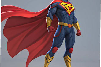 draw photo to cartoon character superhero comic book