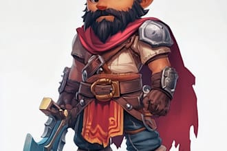 create 2d game character or 2d game character