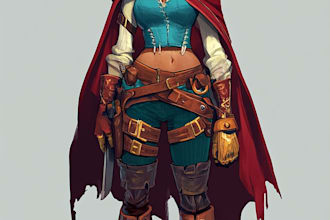 design professional characters for 2d games in unity