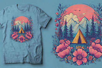create unique clothing design tshirt design