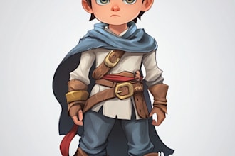 draw your rpg 2d game character design