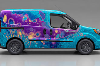 make branding vehicle wrap, car wrap, van wrap, truck
