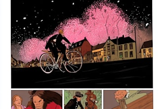 draw professional comic book illustration, comic page, and sequential art