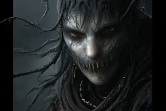 fantasy horror and fantasy horror character