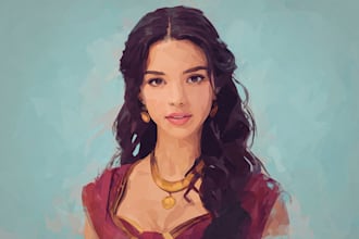 do disney cartoon portrait