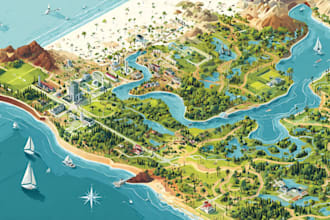 map illustration vector illustration vector map